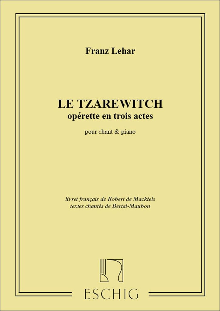 Tzarewitch Chant-Piano